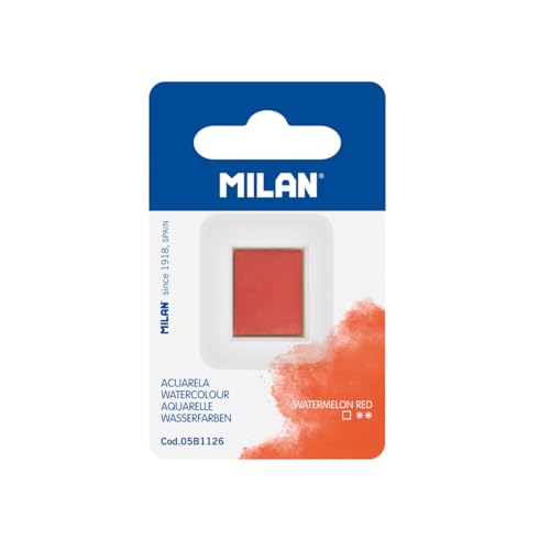 MILAN® Ricarica acquerello in formato mezzo godet, rosso... - Auto & Moto en promo à 3.58€