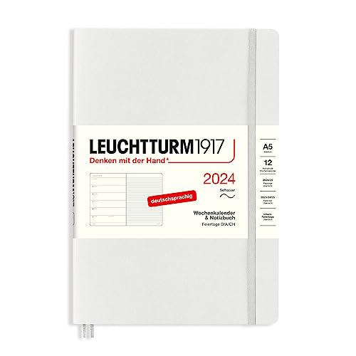 LEUCHTTURM1917 367769 Wochenkalender & Notizbuch Medium... - Home & Kitchen Amazon Germany à 7.44€