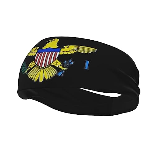 Cute Virgin Islands Flag Workout Headbands for Women Men... - Sports & Fitness Amazon Royaume-Uni à 1.25€