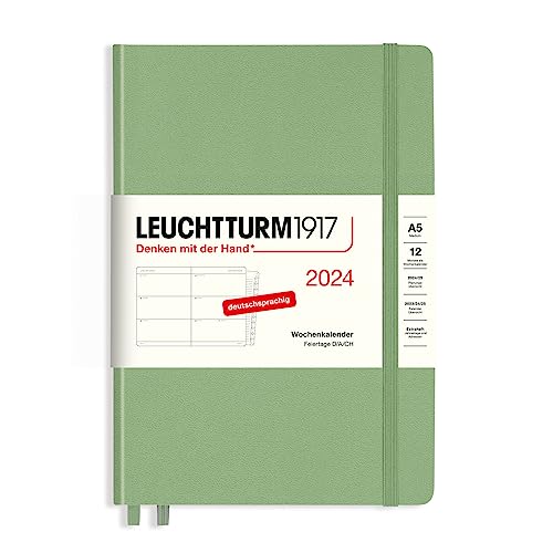 LEUCHTTURM1917 367617 - Agenda settimanale 2024, formato... - Fournitures Bureau en promo à 9.06€