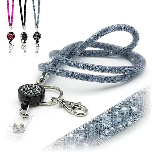 CKB LTD Cordón Llaves Cuello, gris brillante con diamantes... - Amazon Espagne à 2.00€