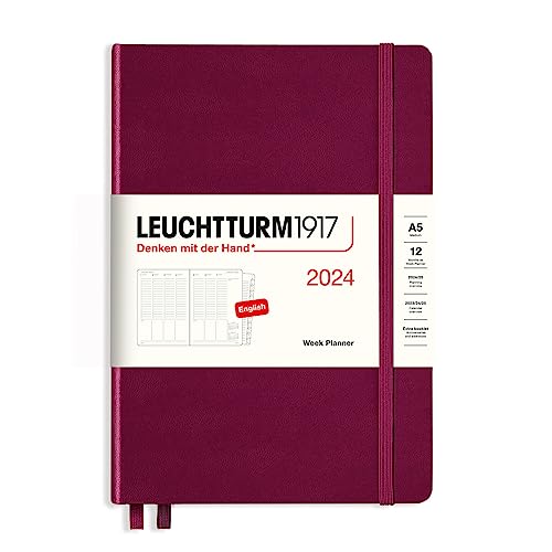 LEUCHTTURM1917 367833 Agenda semanal tamaño mediano (A5)... - Fournitures Bureau en promo à 9.95€
