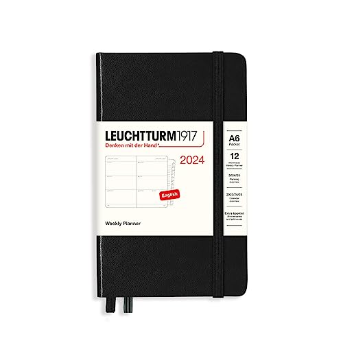 LEUCHTTURM1917 367638 Agenda semainier de poche (A6) 2024... en promo à 9,98€ (-55%) sur Amazon FR