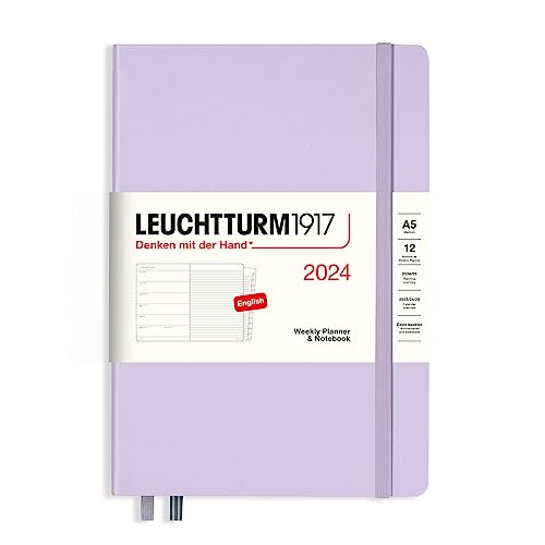 LEUCHTTURM1917 367703 Agenda semainier et bloc-notes 2024... en promo à 14,67€ (-50%) sur Amazon FR