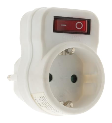 Zenitech - Enchufe Schuko 16A con Interruptor - Plástico... - Maison & Cuisine Amazon Espagne à 2.99€