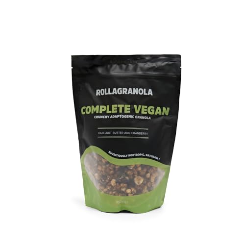 Rollagranola - Complete Vegan - Hazelnut Butter & Cranberry... - Maison & Cuisine Amazon Royaume-Uni à 18.33€