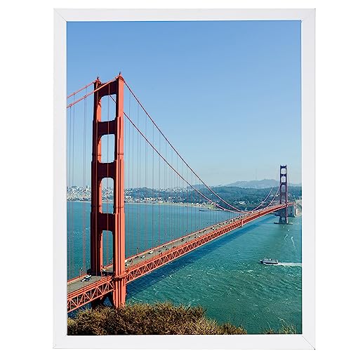 HEYTUYA Bilderrahmen, 27,9 x 38,1 cm, Weiß, zum Aufhängen... - Maison & Cuisine Amazon Allemagne à 10.89€