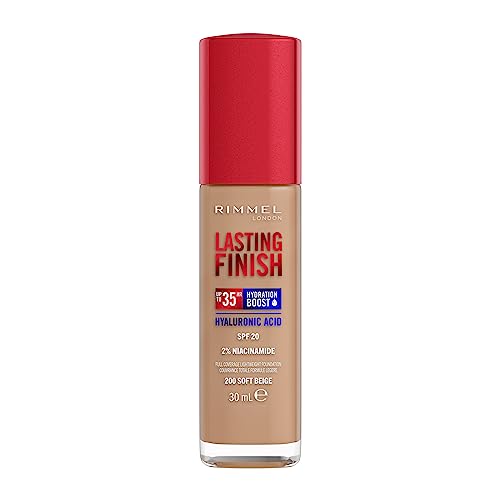 Rimmel London Lasting Finish jusqu'à 35h, 200 Soft Beige... - Beauty & Fragrances Amazon France à 4.99€