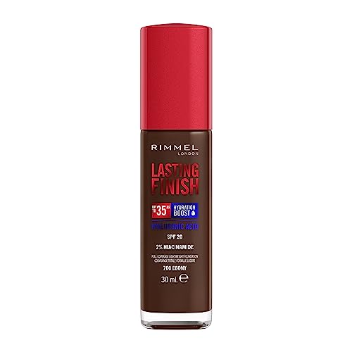 Rimmel London Lasting Finish jusqu'à 35h, 700 Ebony, fond... - Beauté & Parfums en promo à 7.58€
