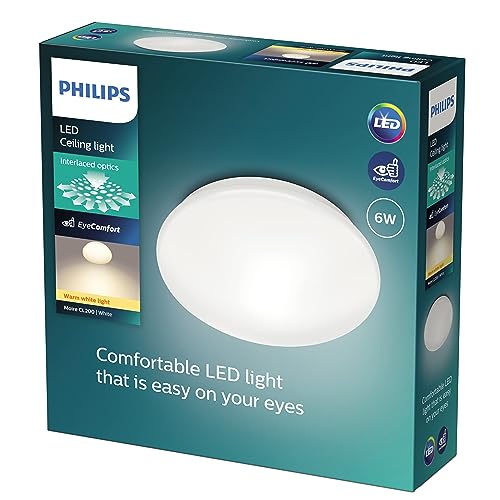 Philips 74630800, plafonnier LED CL200, rond, 6W, blanc... en promo à 17,51€ (-55%) sur Amazon FR