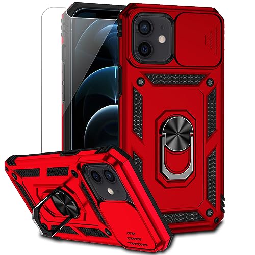 for iPhone 12 Mini Case with Camera Lens Cover HD Screen... - High-Tech & Électronique Amazon Royaume-Uni à 7.18€