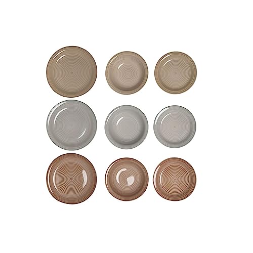 DKD Home Decor Vajilla de la Marca, Color Gris y marrón, de... - Amazon Espagne à 41.69€