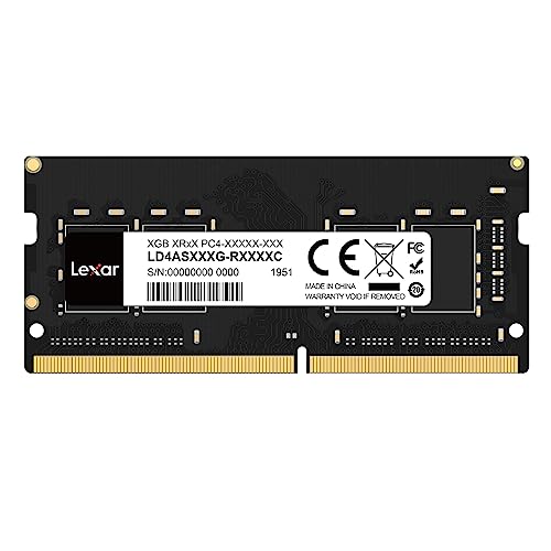 Lexar SODIMM 8GB DDR4 RAM 3200 MHz, 260-Pin DDR4 SODIMM... - High-Tech & Électronique Amazon Royaume-Uni à 39.99€