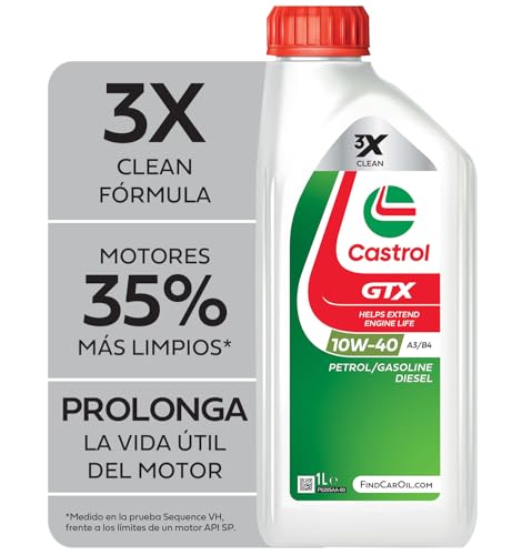 Castrol GTX 10W-40 A3/B4 Aceite de Motor 1L - Auto & Moto Amazon Espagne à 7.49€