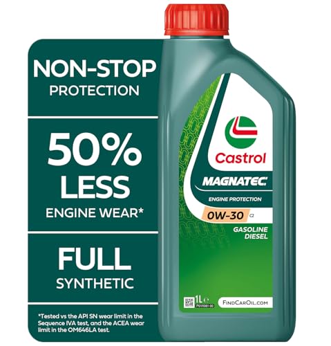 Castrol MAGNATEC 0W-30 C2 Engine Oil 1L - Auto & Motorcycle Amazon UK à 10.00€