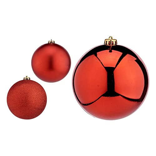 Krist+ Bolas de Navidad 15 x 16 x 15 cm Rojo Plástico - Amazon Espagne à 11.52€