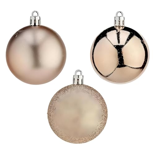 Krist+ Bolas de Navidad Ø 6 cm 20 Unidades Plástico... - Amazon Espagne à 5.93€