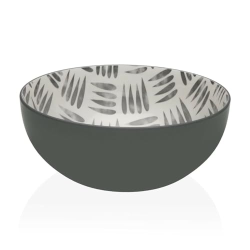 Versa Salatschüssel grau 22,5 x 9 x 22,5 cm Keramik... - Maison & Cuisine Amazon Allemagne à 15.20€
