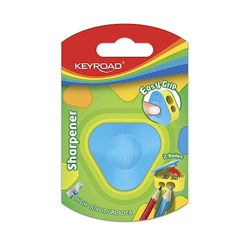 KEYROAD Ergonomischer Doppel-Anspitzer Dreieckiger mit... - Bricolage & Outils en promo à 2.50€
