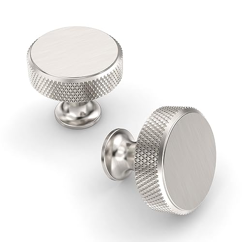 Asidrama 10 Pack Brushed Satin Nickel Kitchen Cabinet Knobs... - Maison & Cuisine Amazon Royaume-Uni à 16.43€