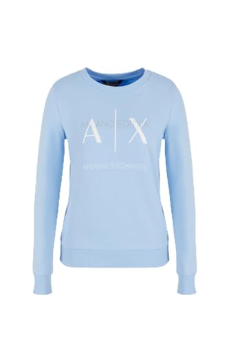 Armani Exchange Sudadera con Cuello Redondo para Mujer... - Bon plan à 34.12€