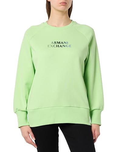 Armani Exchange Felpa da Donna con Logo Metallizzato, Terry... - Amazon Italie à 34.13€