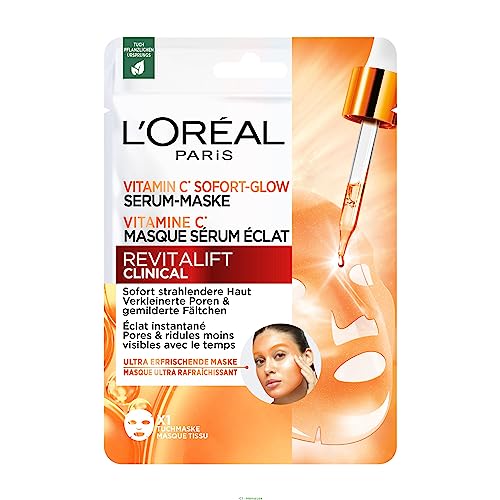 L’Oréal Paris Revitalift Clinical Masque Vitamine C, Eclat... - Beauté & Parfums Amazon France à 3.83€