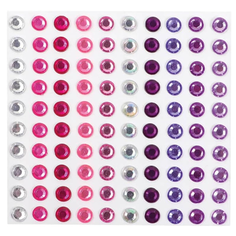 Strass adhésifs - Rose/Violet - 5 mm - 100 pcs - High-Tech & Électronique Amazon France à 2.44€