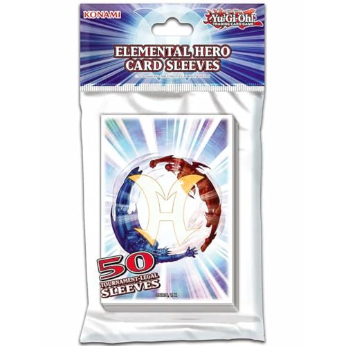 Yu-Gi-Oh! Elemental Hero Card Sleeves (50-pack) - Konami... - Jouets & Jeux Amazon France à 6.09€