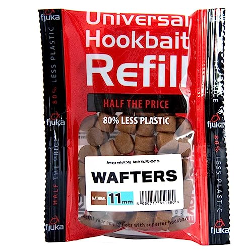 Fjuka Wafters 11mm | Natural | Hookbait Refill |... - Sports & Fitness en promo à 1.99€