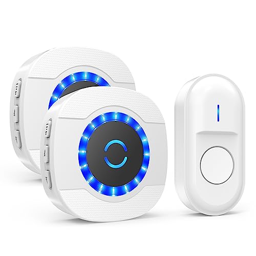 Wireless Doorbell, Waterproof Wall Door Entry Bell Cordless... - Home & Kitchen Amazon UK à 12.23€