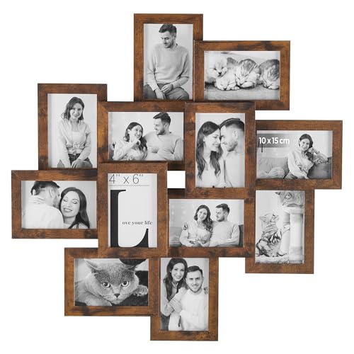 SONGMICS Cadres Pêle-Mêle, 12 Cadres pour Photos 10x15 cm... - Maison & Cuisine Amazon France à 33.30€