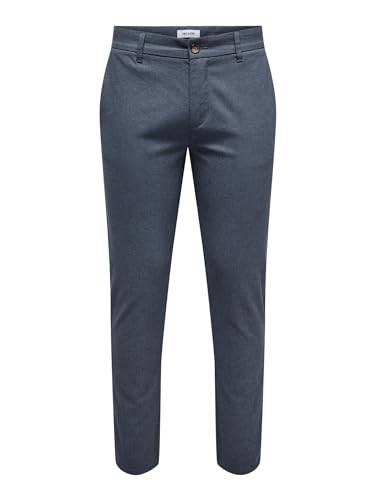 ONLY & SONS ONSMARK PETE Slim Dobby 0058 Pantalon Noos, Mer... - Maison & Cuisine Amazon France à 32.83€