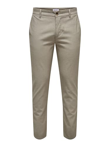 ONLY & SONS ONSMARK PETE Slim Dobby 0058 Pant NOOS - Réduction -74% à 12.92€