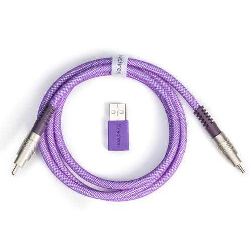 Keychron Geek Double-Sleeved USB-C to C Cable, USB-A... - High-Tech & Électronique Amazon Royaume-Uni à 14.99€