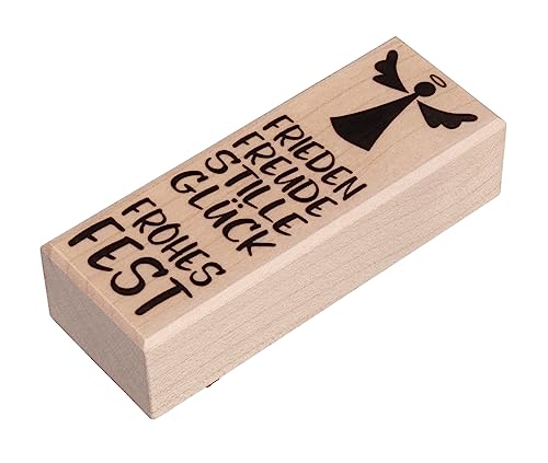 Rayher Stempel Holz "Weihnachtsengel", 3 x 8 cm, Stempel... - Maison & Cuisine Amazon Allemagne à 5.05€