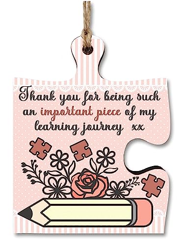 Thank You Important Piece Learning Journey Best Teacher... - Loisirs Créatifs en promo à 2.00€