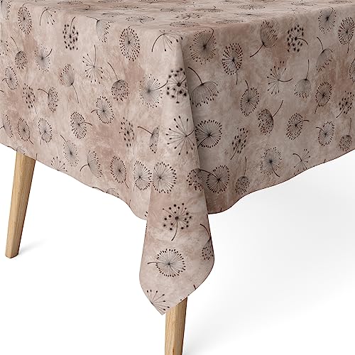 Martina Home Lion Brown Resin Tablecloth 140x140cm - Maison & Cuisine Amazon Royaume-Uni à 12.98€