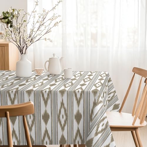 Martina Home Wachstuchtischdecke Inseln, 100 x 140 cm, Braun - Maison & Cuisine en promo à 5.09€