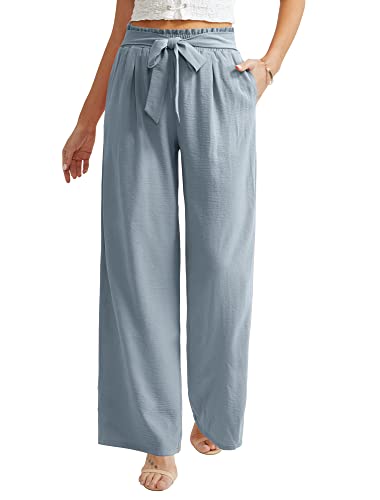 Ninee Pantalones casuales de mujer de pierna ancha cintura... - Maison & Cuisine en promo à 14.92€