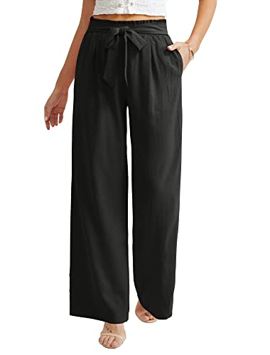 Ninee Pantalones de ocio de pierna ancha de mujer con... - Home & Kitchen Amazon Spain à 13.30€