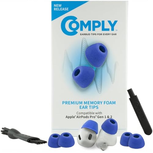 Comply Foam Ear Tips for Apple AirPods Pro, Small, Electric... - High-Tech & Électronique en promo à 13.64€