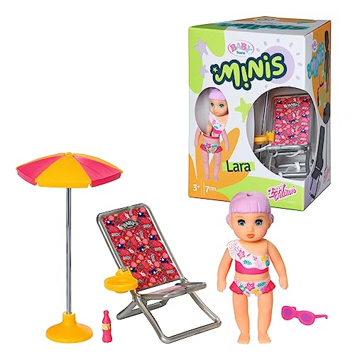 BABY born Minis Set été avec Lara 906132 - Poupée de 7 cm... - Jouets & Jeux Amazon France à 8.00€