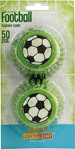 DECOCINO Muffinförmchen Fußball (50 STK.) – Fußball... - Maison & Cuisine Amazon Allemagne à 1.79€
