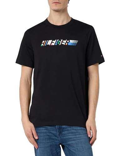 Tommy Hilfiger Camiseta de Manga Corta Hombre Multicolour... - Amazon Espagne à 13.48€