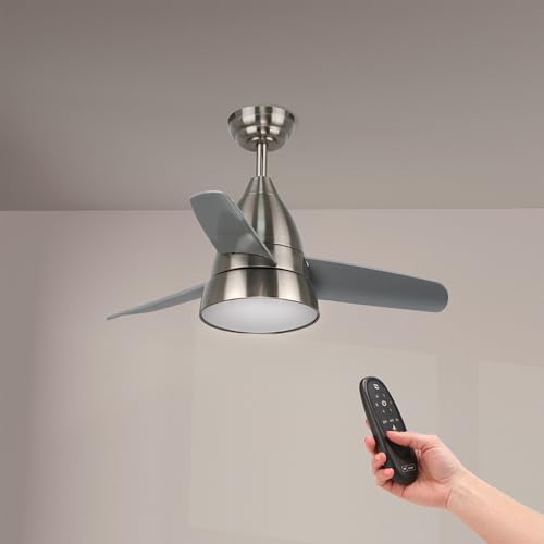 M mimotec - Ventilatore a soffitto Led Silence 54W Nichel... - Auto & Motorcycle Amazon Italy à 81.99€