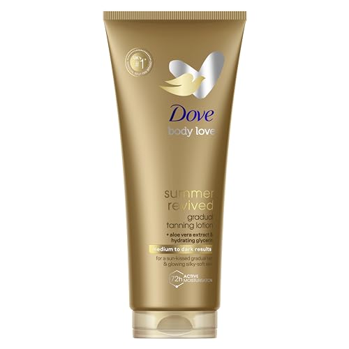 Dove Summer Revived Medium to Dark Gradual Tanning Lotion... - Beauté & Parfums Amazon Royaume-Uni à 3.40€