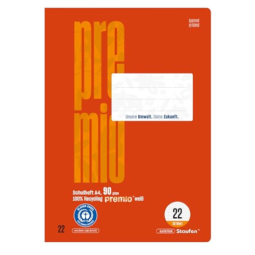 Staufen Cuaderno escolar Green – DIN A4, línea 22 (5 mm... - Nouvelle promo Amazon à 2.62€