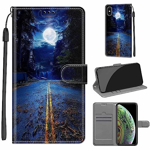for iPhone XS Case, PU Leather Wallet Book Flip Folio Stand... en promo sur Amazon