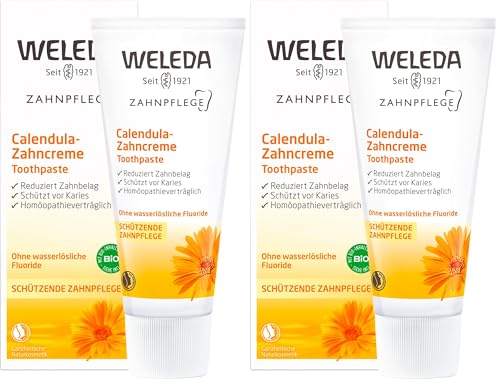 WELEDA Calendula Toothpaste (Pack of 2) - Beauty & Fragrances Amazon UK à 8.92€